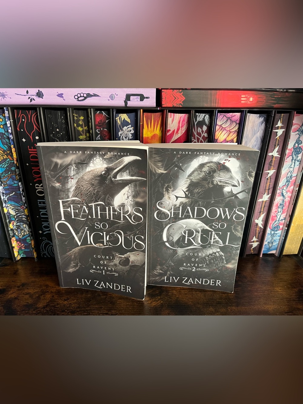 Liv Zander Court of Ravens 1 & 2 Bundle
Feathers So Vicious and Shadows So Cruel